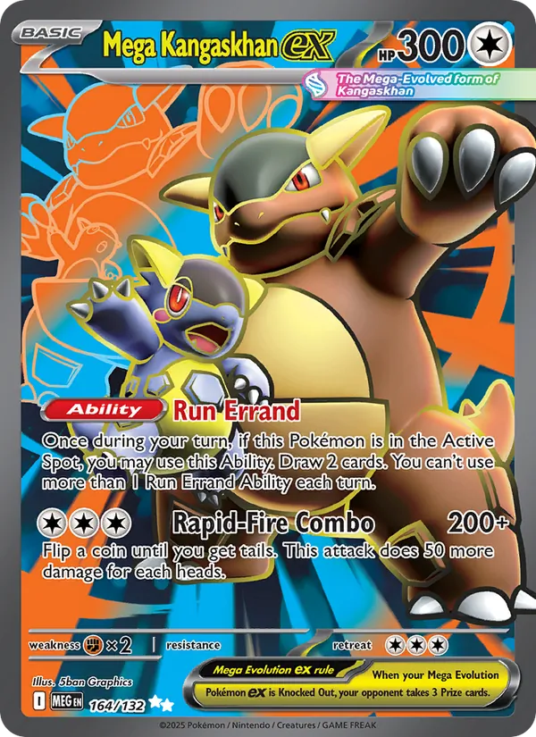 Mega Kangaskhan ex #164 – Mega Evolution card