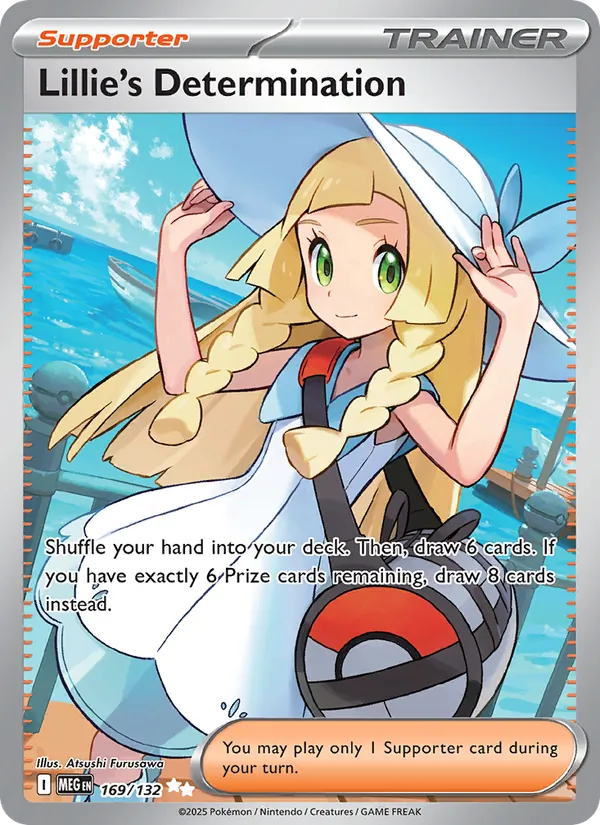Lillie's Determination #169 – Mega Evolution card