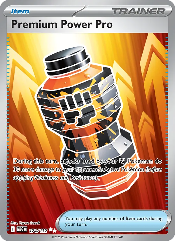 Premium Power Pro #174 – Mega Evolution card