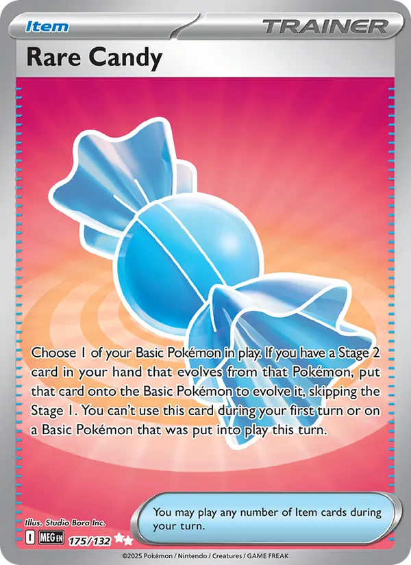 Rare Candy #175 – Mega Evolution card
