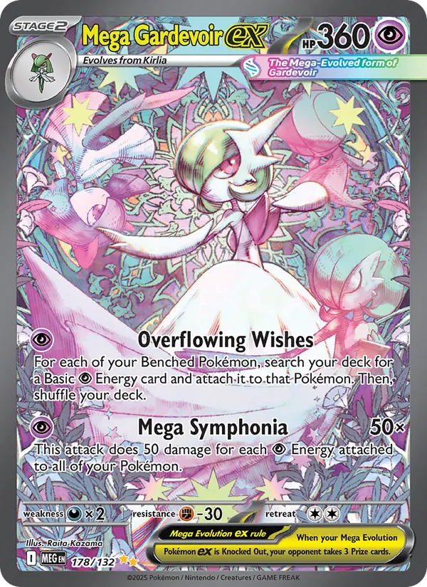 Mega Gardevoir ex #178 – Mega Evolution card