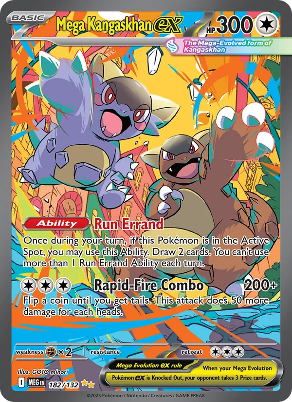 Mega Kangaskhan ex #182 – Mega Evolution card
