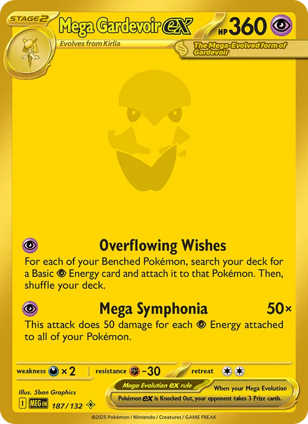 Mega Gardevoir ex #187 – Mega Evolution card