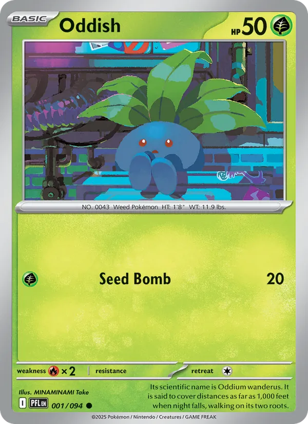 Oddish #001 – Phantasmal Flames card