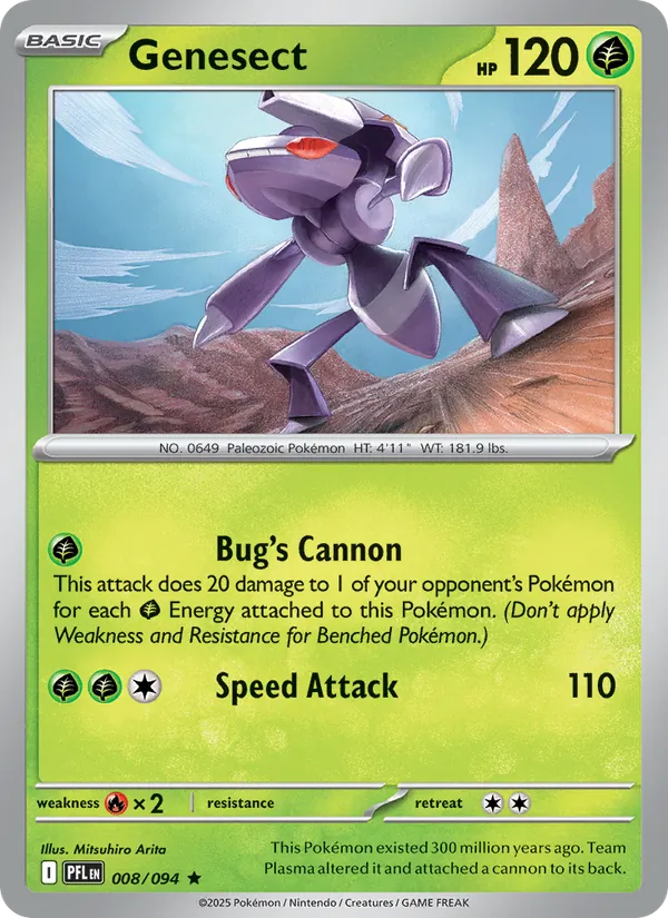 Genesect #008 – Phantasmal Flames card