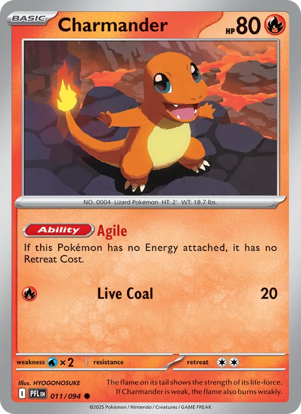 Charmander #011 – Phantasmal Flames card