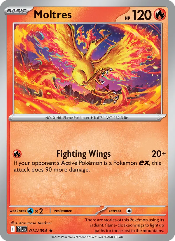 Moltres #014 – Phantasmal Flames card