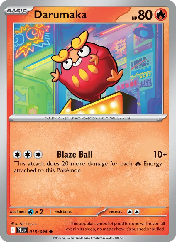 Darumaka #015 – Phantasmal Flames card