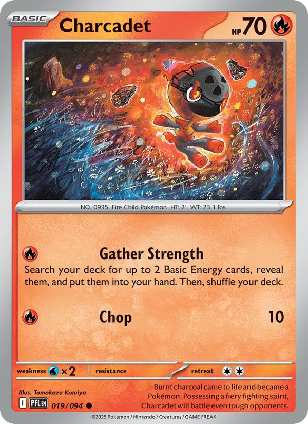 Charcadet #019 – Phantasmal Flames card