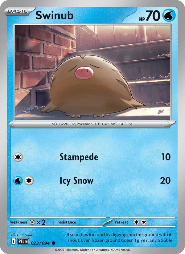 Swinub #023 – Phantasmal Flames card