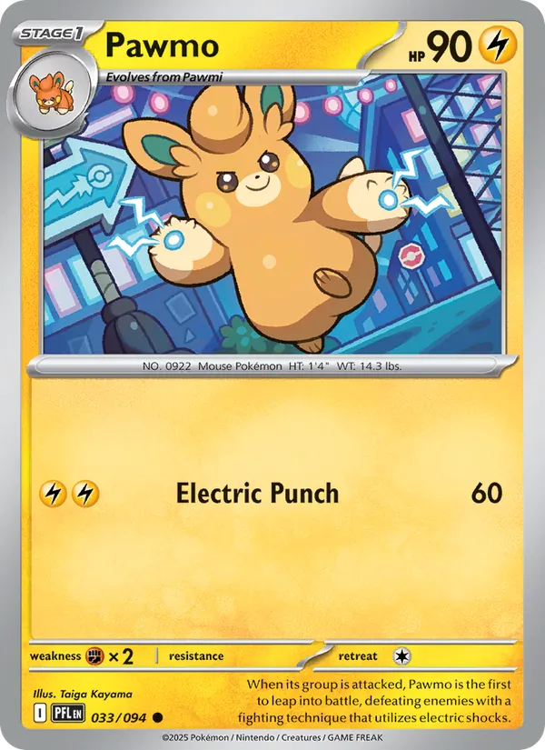 Pawmo #033 – Phantasmal Flames card