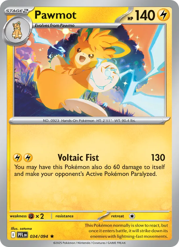 Pawmot #034 – Phantasmal Flames card