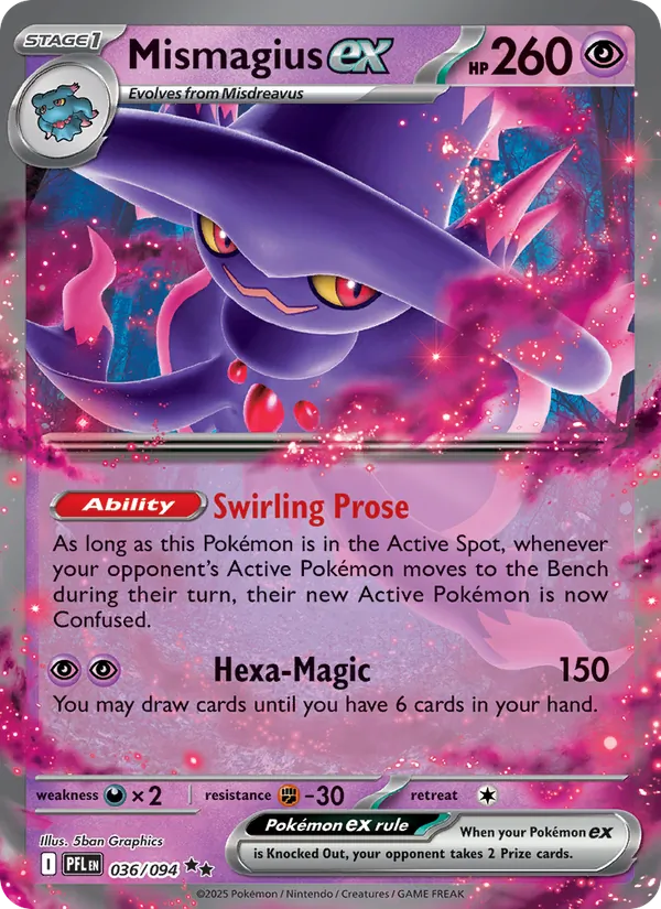 Mismagius ex #036 – Phantasmal Flames card