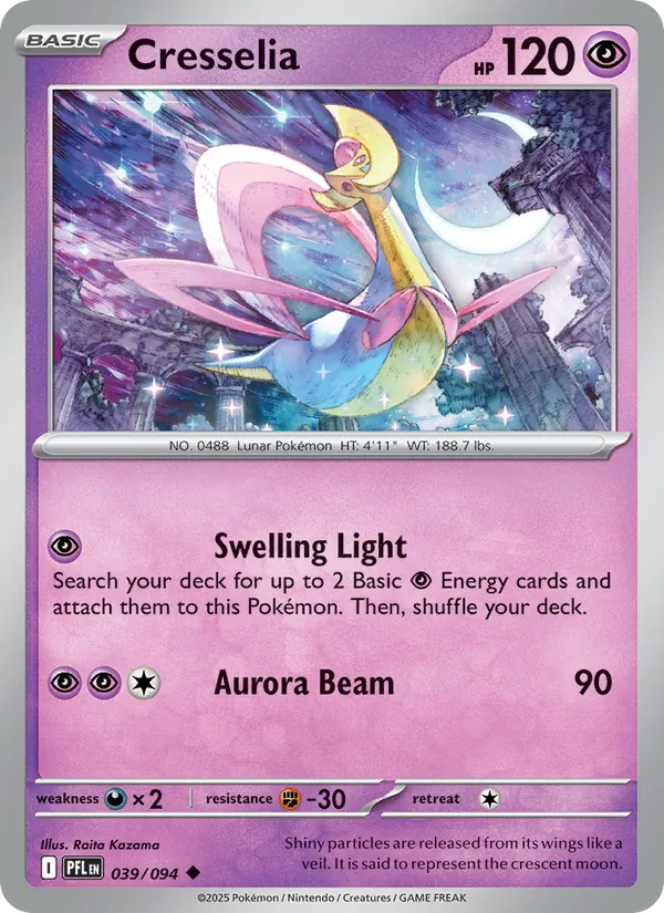 Cresselia #039 – Phantasmal Flames card