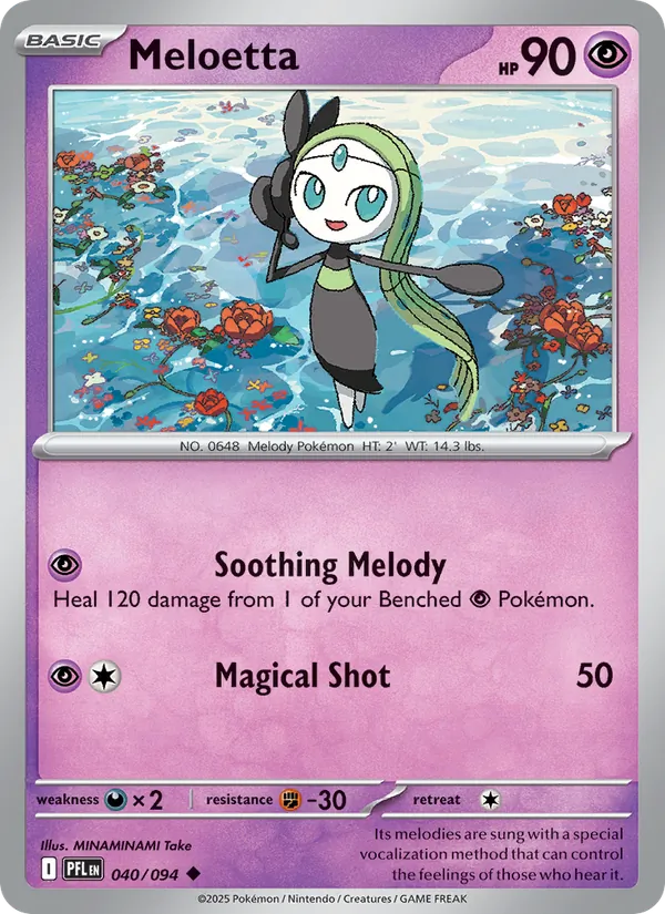 Meloetta #040 – Phantasmal Flames card