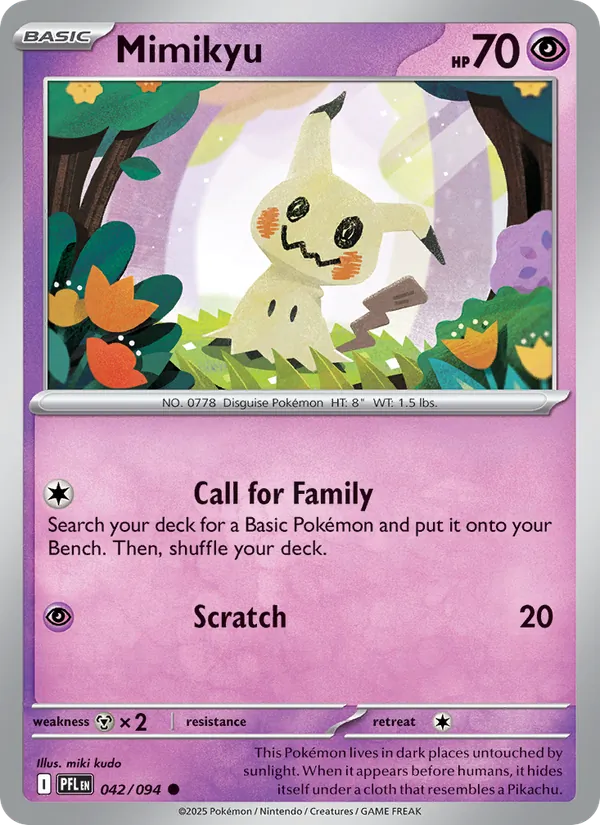 Mimikyu #042 – Phantasmal Flames card