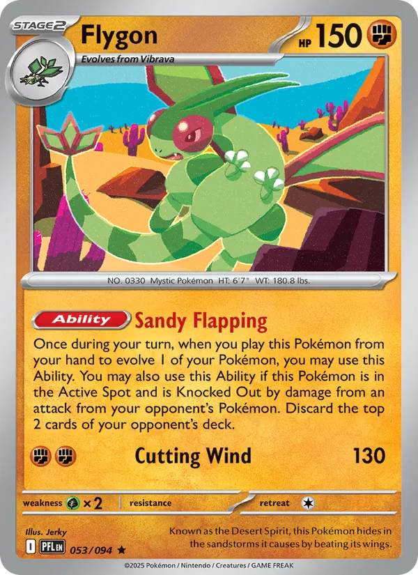 Flygon #053 – Phantasmal Flames card