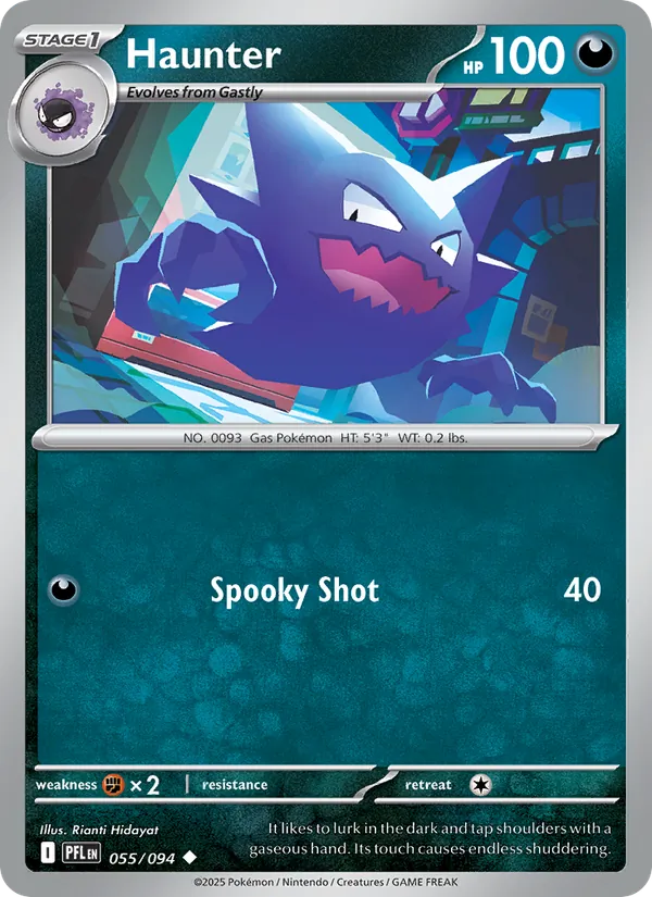Haunter #055 – Phantasmal Flames card