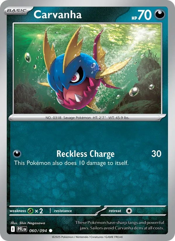 Carvanha #060 – Phantasmal Flames card
