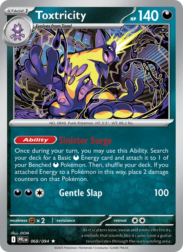 Toxtricity #068 – Phantasmal Flames card
