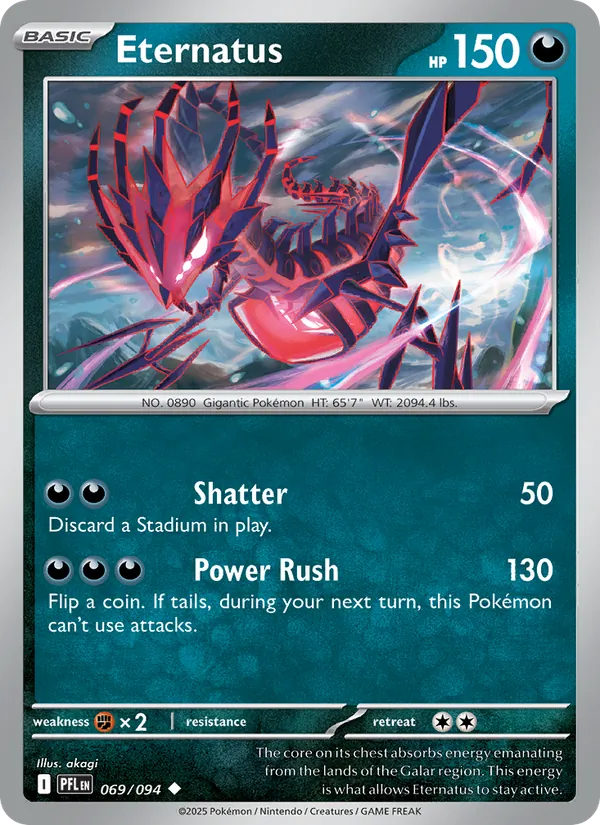 Eternatus #069 – Phantasmal Flames card
