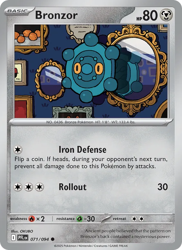 Bronzor #071 – Phantasmal Flames card