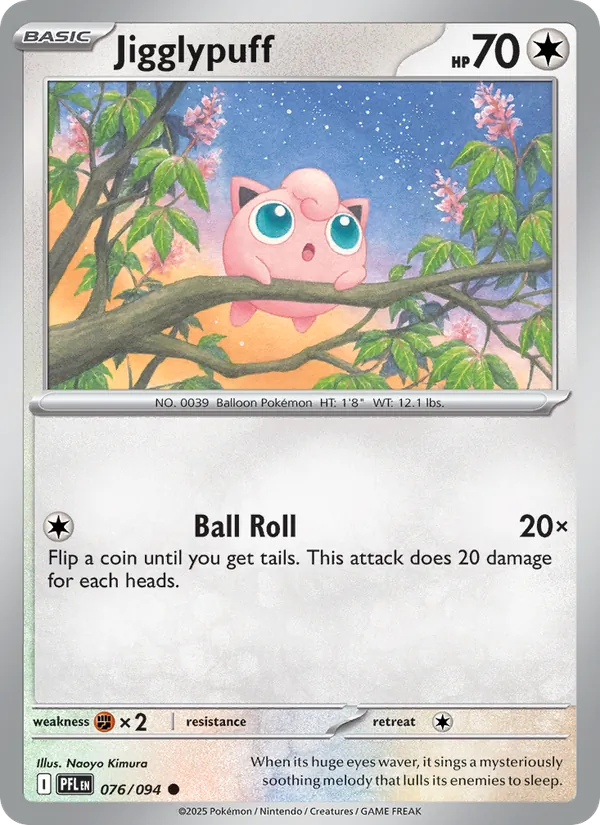 Jigglypuff #076 – Phantasmal Flames card