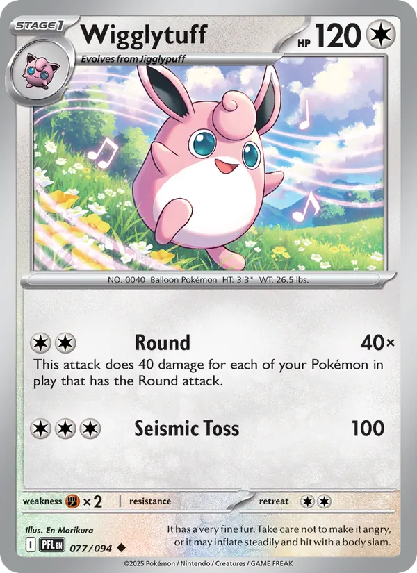 Wigglytuff #077 – Phantasmal Flames card