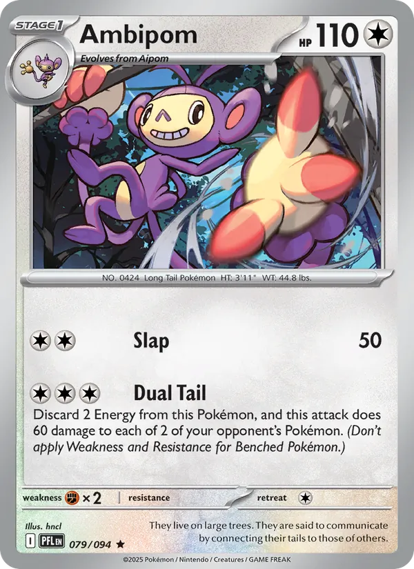 Ambipom #079 – Phantasmal Flames card