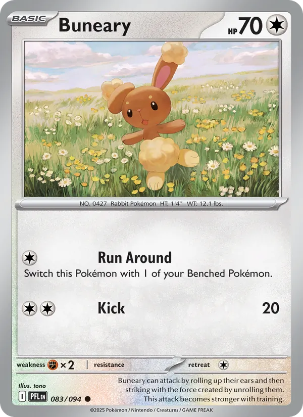 Buneary #083 – Phantasmal Flames card