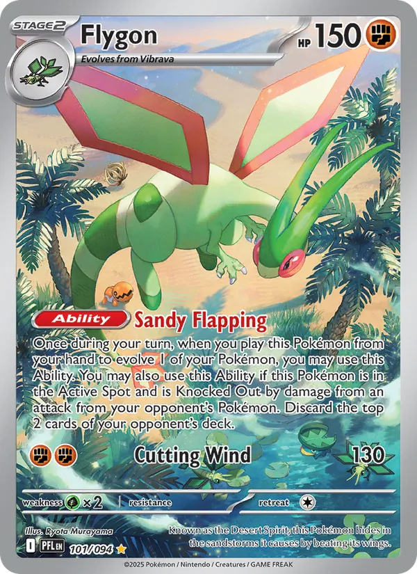Flygon #101 – Phantasmal Flames card