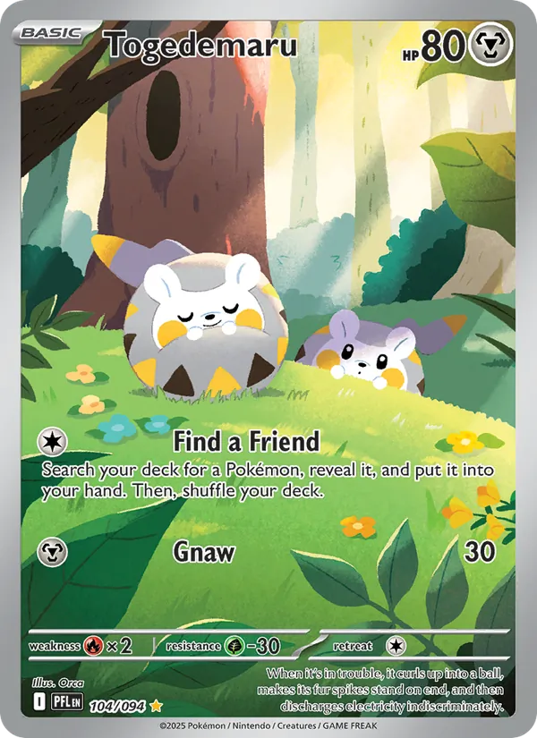 Togedemaru #104 – Phantasmal Flames card