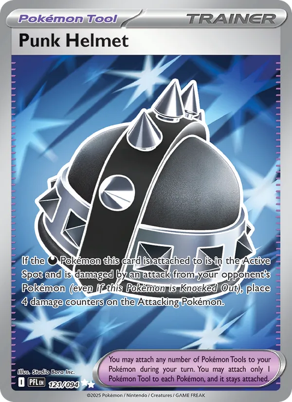 Punk Helmet #121 – Phantasmal Flames card