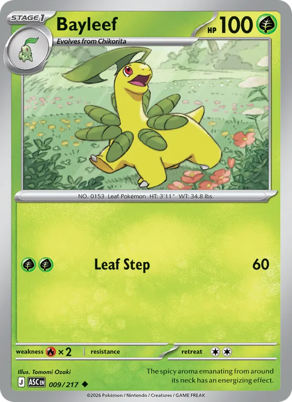 Bayleef #009 – Ascended Heroes card