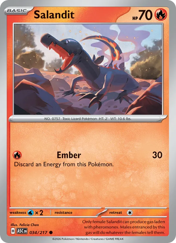 Salandit #034 – Ascended Heroes card