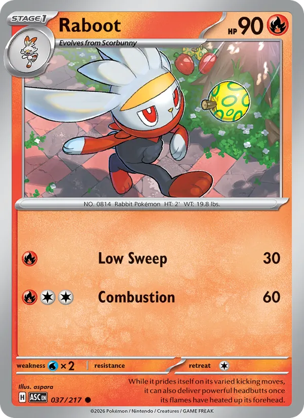 Raboot #037 – Ascended Heroes card