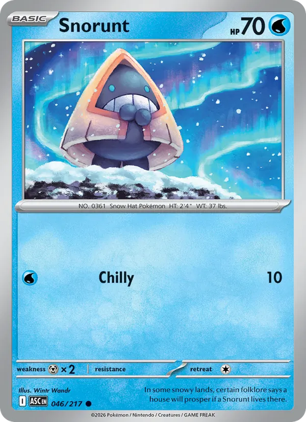 Snorunt #046 – Ascended Heroes card