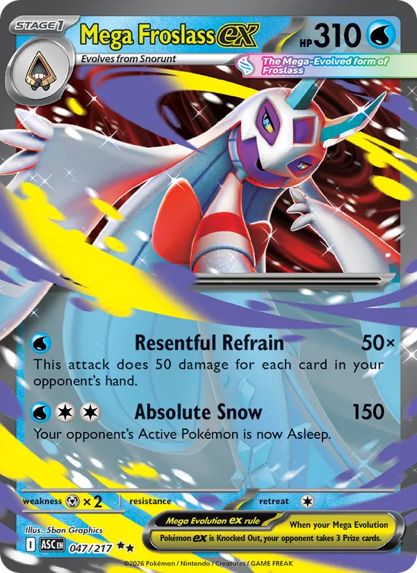 Mega Froslass ex #047 – Ascended Heroes card