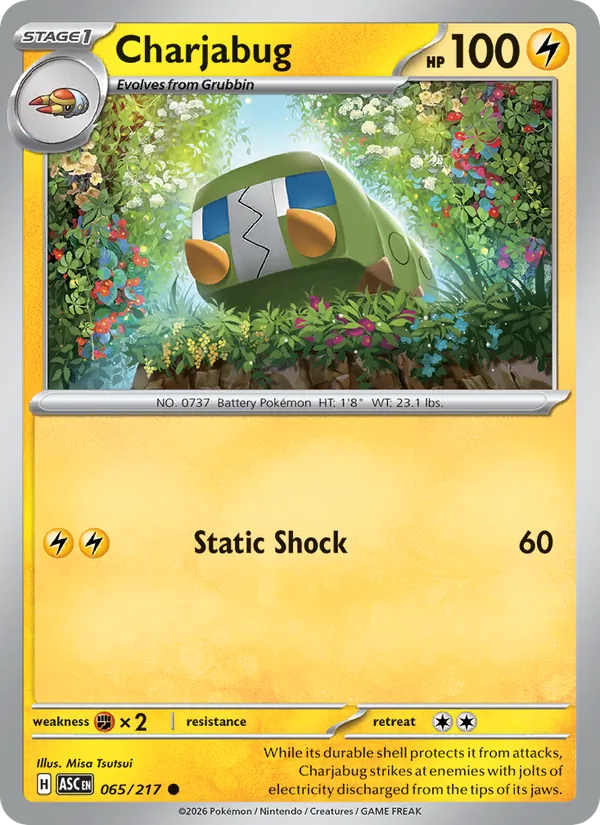 Charjabug #065 – Ascended Heroes card