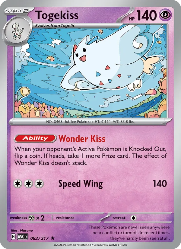 Togekiss #082 – Ascended Heroes card