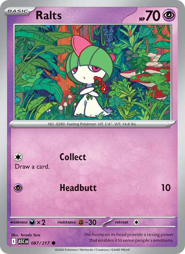 Ralts #087 – Ascended Heroes card