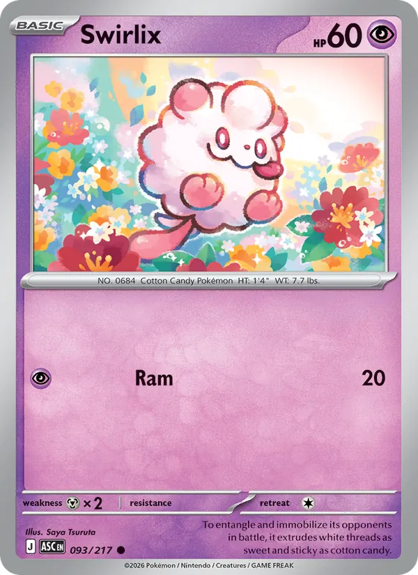 Swirlix #093 – Ascended Heroes card