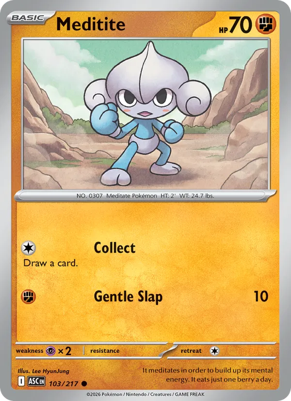 Meditite #103 – Ascended Heroes card