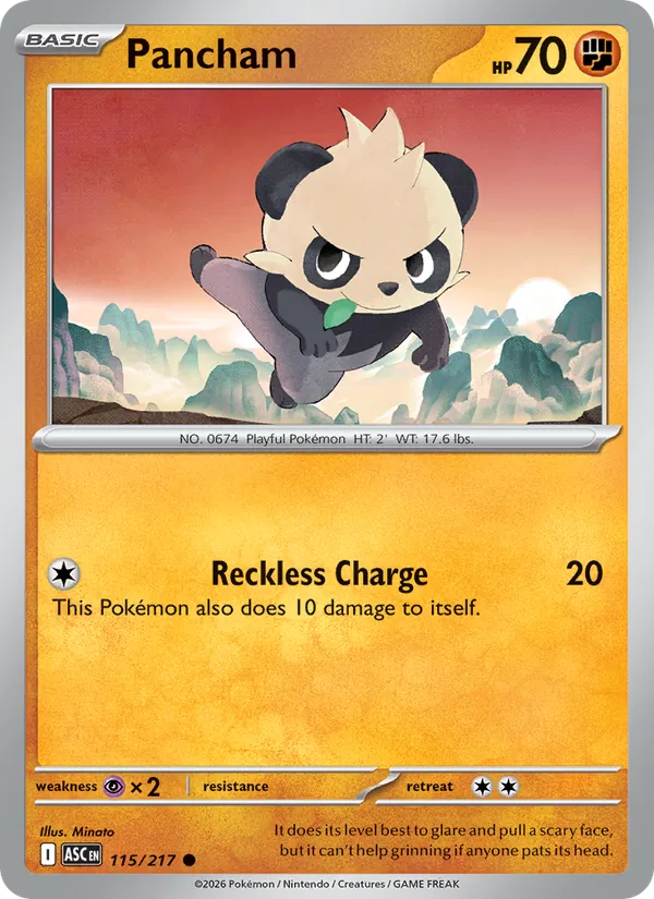 Pancham #115 – Ascended Heroes card