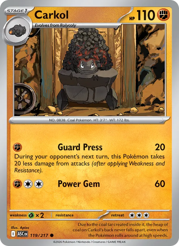 Carkol #119 – Ascended Heroes card