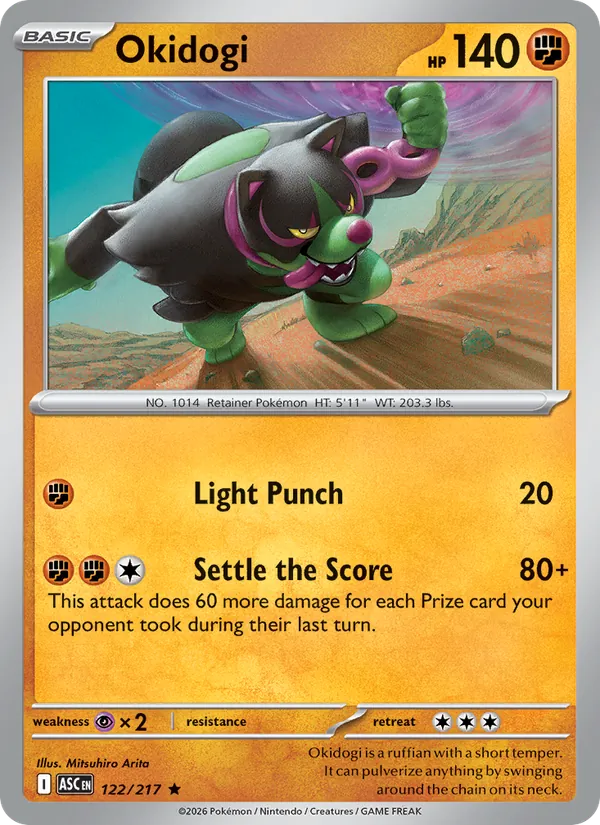 Okidogi #122 – Ascended Heroes card