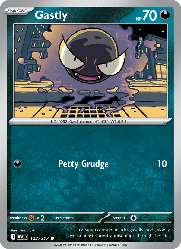 Gastly #123 – Ascended Heroes card