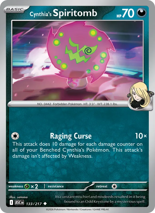 Cynthia's Spiritomb #133 – Ascended Heroes card