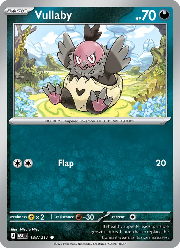Vullaby #138 – Ascended Heroes card