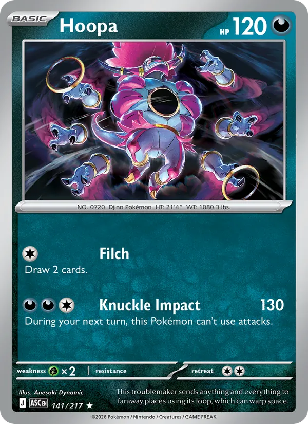 Hoopa #141 – Ascended Heroes card